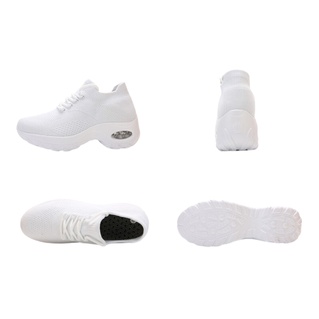 comfortabele orthopedische sportschoenen loopschoenen dames sporten fitness schoenen wit