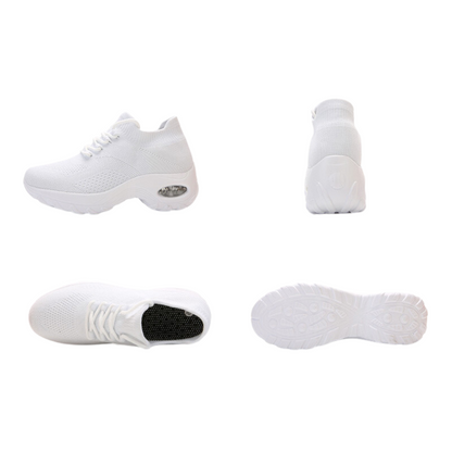 comfortabele orthopedische sportschoenen loopschoenen dames sporten fitness schoenen wit