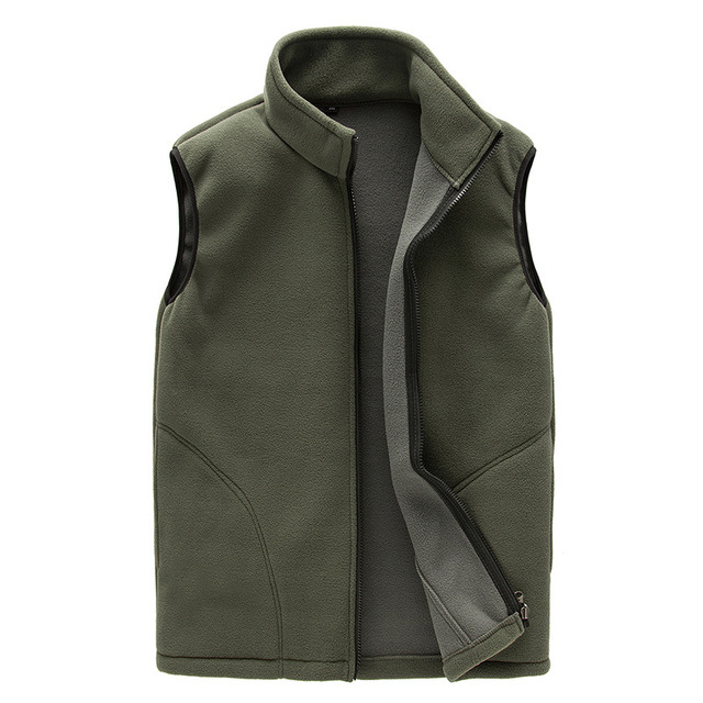 Warm Fleece Vest Bodywarmer Dames, Zachte Stof Met Ritssluiting & Kraag comfortabel winter tussenjas vest dames vrouwen
