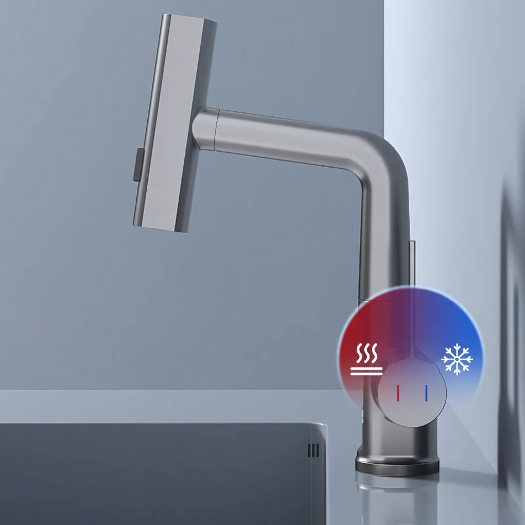 Flexibele LED-kraan voor keuken en badkamer
