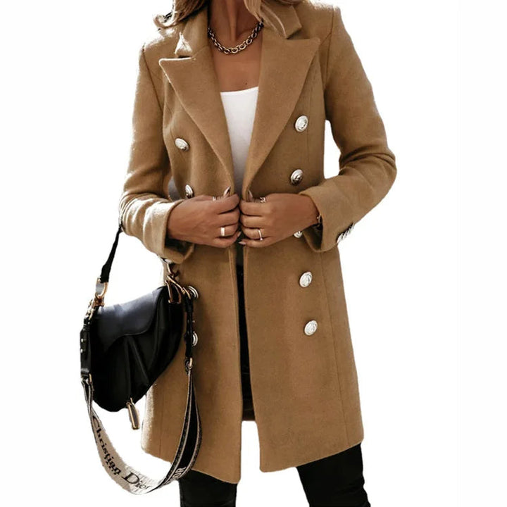 LuxeWool – Lange Manteljas Dames