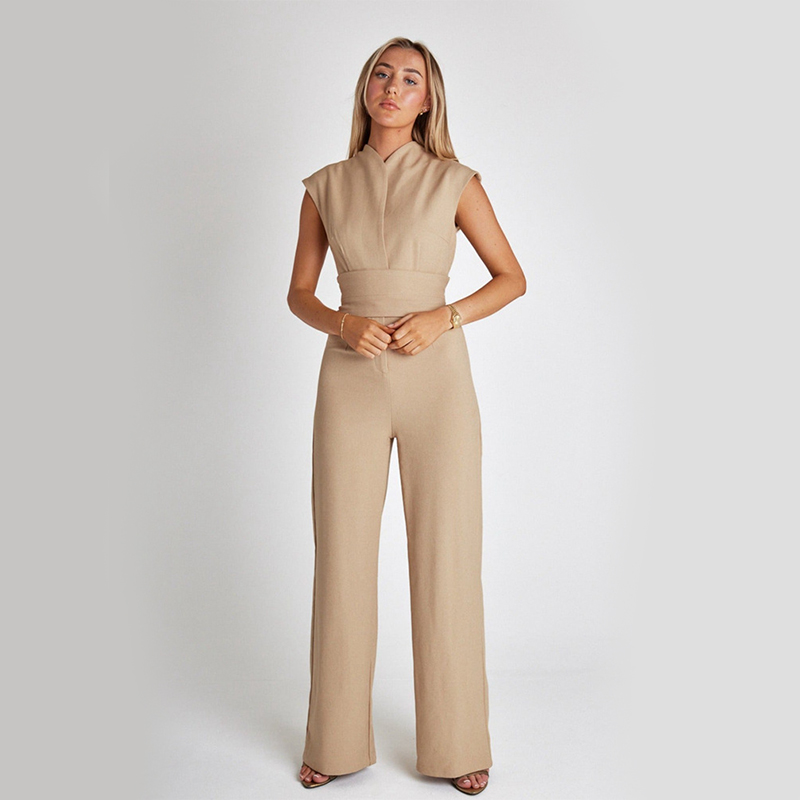 Elegante Mouwloze Jumpsuit voor Vrouwen