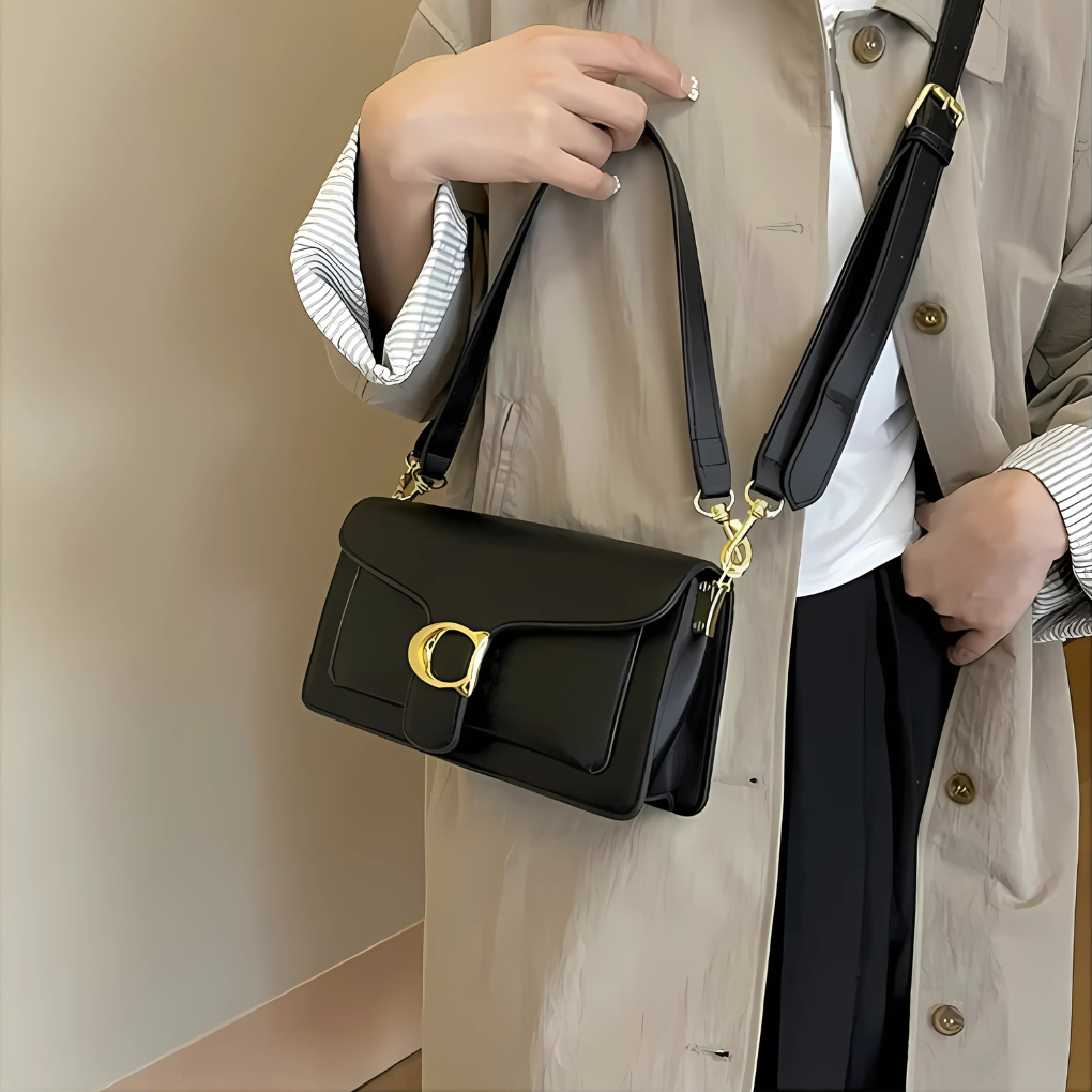 Trendy kleine vierkante crossbodytas voor dames