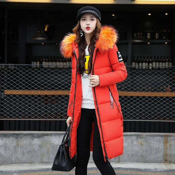 Dames Winter Parka met Bontkraag
