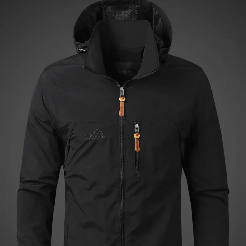 Waterdichte en winddichte outdoorjas voor heren