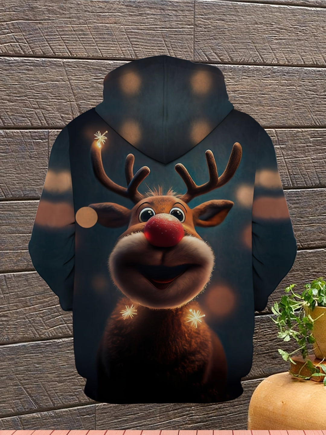 Rudolph Hoodie – Vrolijke en Comfortabele Hoodie voor de Feestdagen