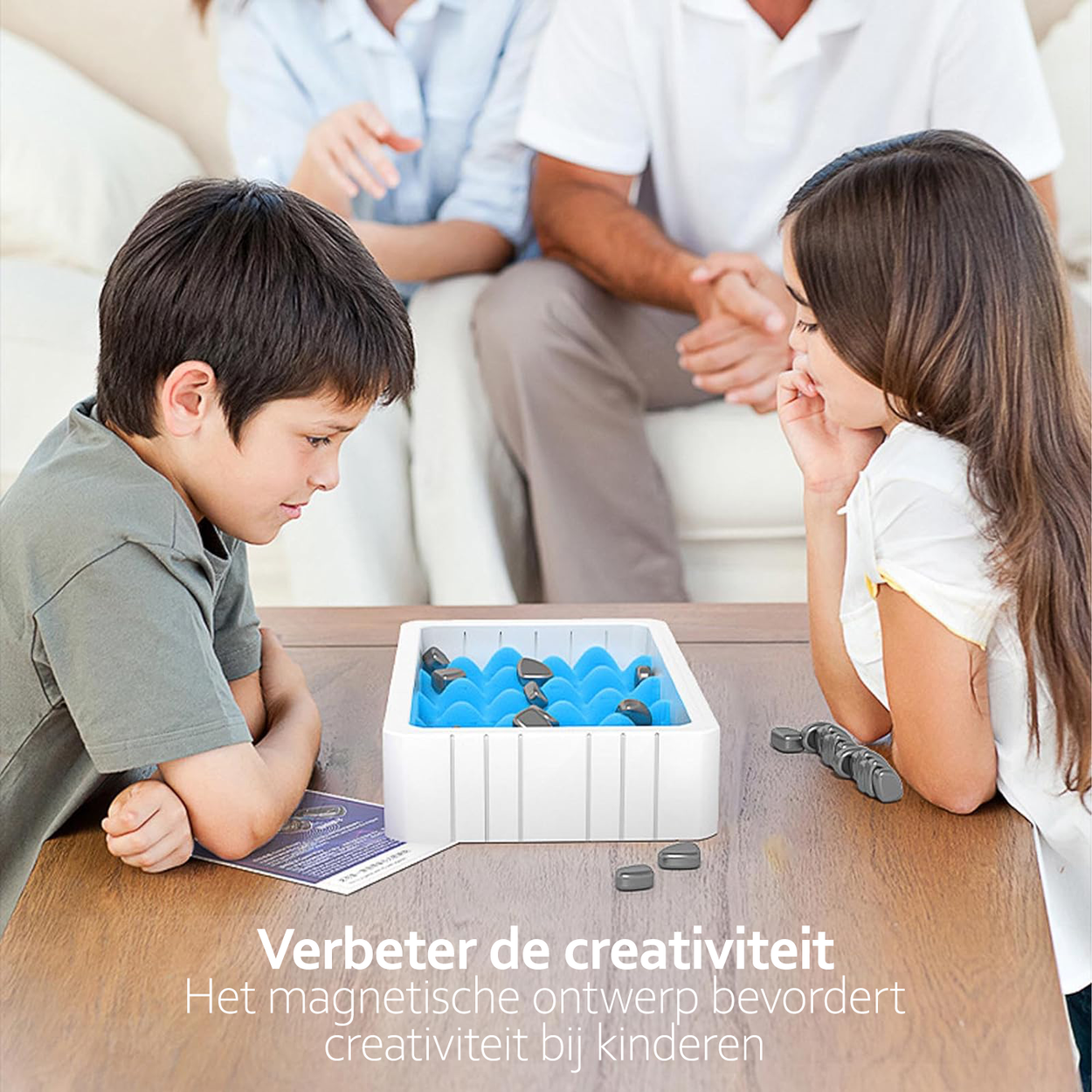 Leerzaam magnetisch schaakspel voor kinderen - Leuk En interactief - draagbaar - strategisch denken - Leer je kleine vriend denken