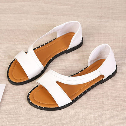 leren orthopedische sandalen slippers zomer strand dames vrouwen met hak ondersteuning leren comfortabele zool voor platvoeten wit zwart