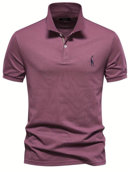 Dit stijlvolle en comfortabele polo shirt is perfect voor warme dagen en biedt een veelzijdige look die zowel casual als semi-formeel gedragen kan worden.