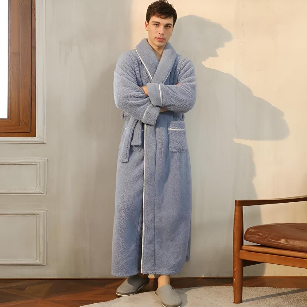 Luxe fleece badjas voor warmte en comfort