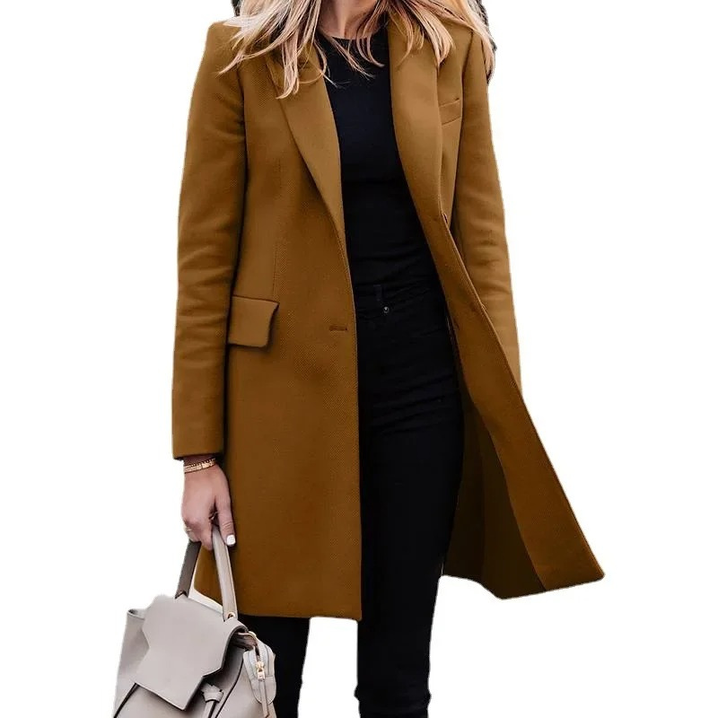 ORLANDO - Elegante Trenchcoat Dames Enkel Geknoopt blazer damesjas chique comfortabel