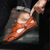Ademende leren sandalen voor heren