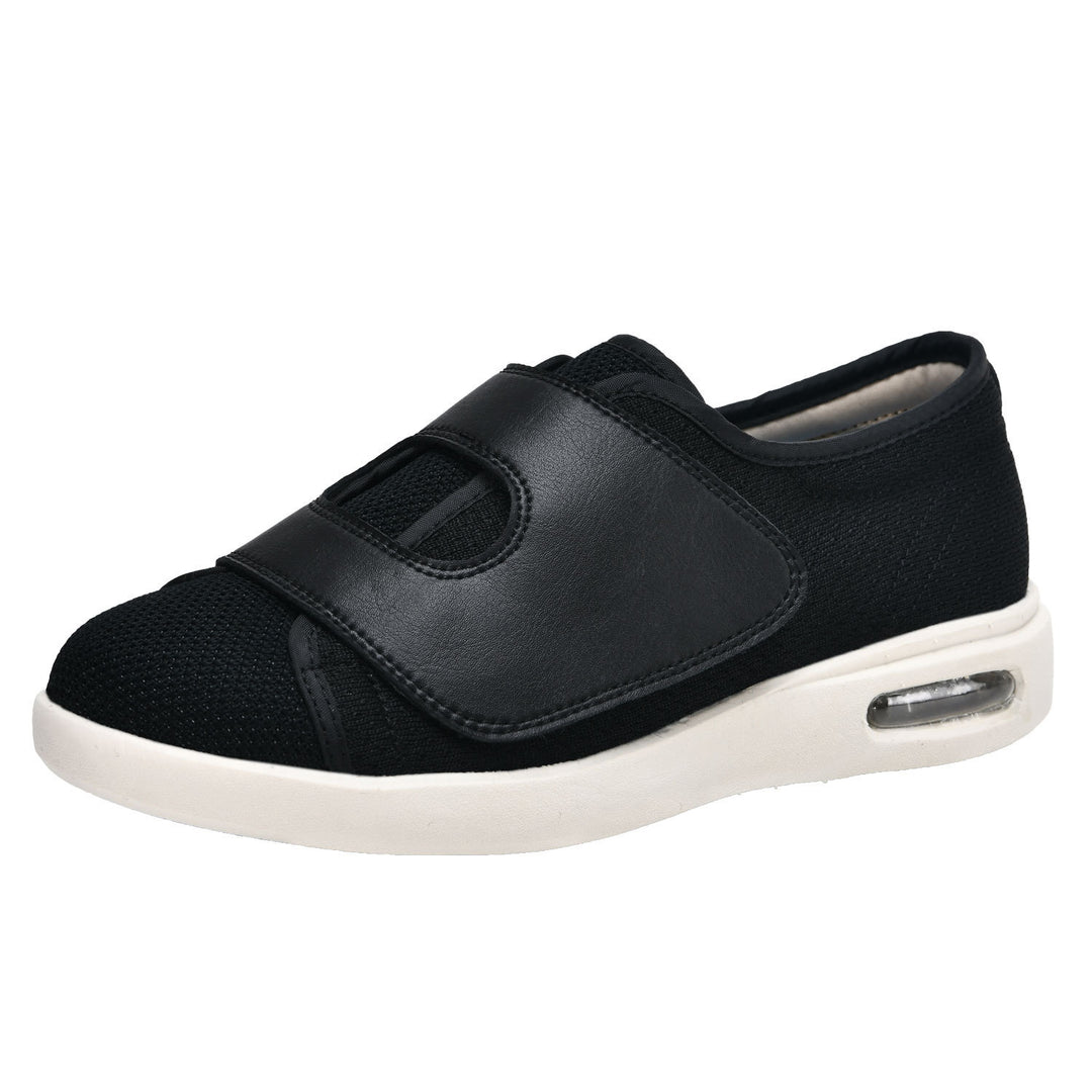 Brede diabetische schoenen voor gezwollen voeten