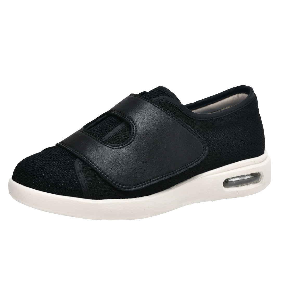 Brede diabetische schoenen voor gezwollen voeten