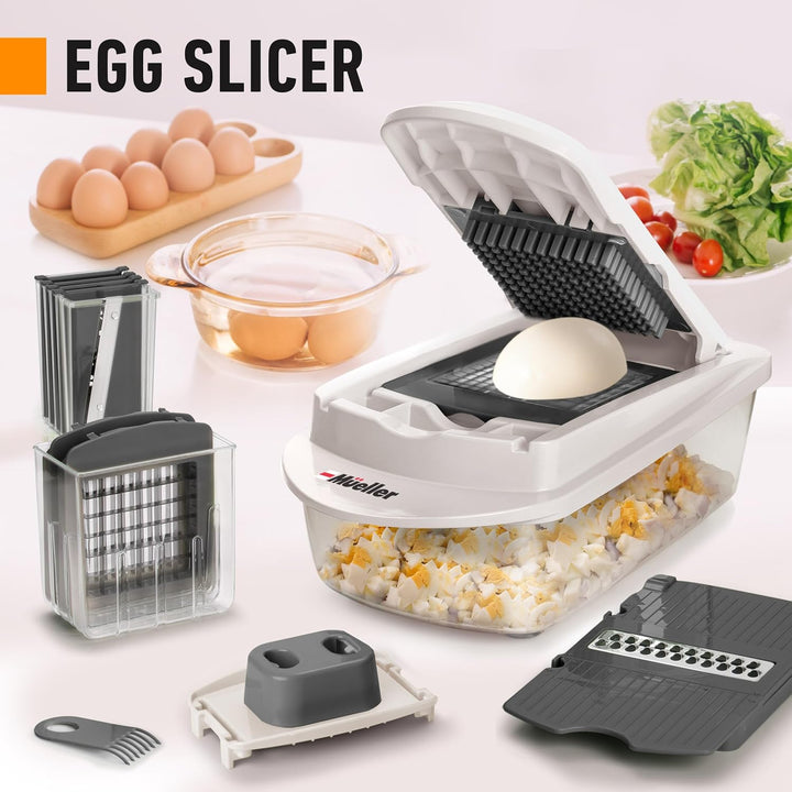 Pro-Series 10-in-1 Groente Snijder | 8 Snijbladen- Keuken Accessoires en Essentiële Gereedschappen