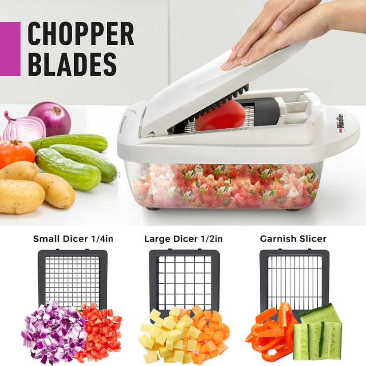 Pro-Series 10-in-1 Groente Snijder | 8 Snijbladen- Keuken Accessoires en Essentiële Gereedschappen