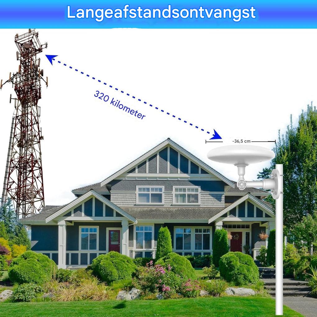 Digitale HD-tv-antenne voor buiten met groot bereik