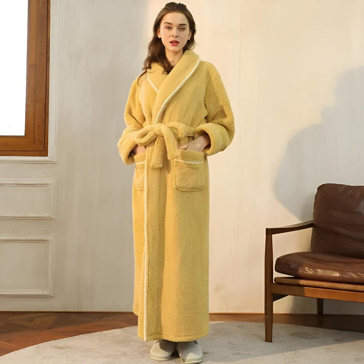 Luxe fleece badjas voor warmte en comfort