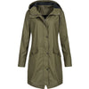 Waterdichte regenjas met capuchon voor dames