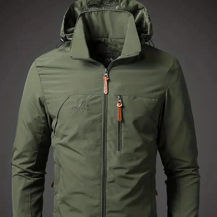 Waterdichte en winddichte outdoorjas voor heren