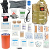 SurviPack 156-delige 30-in-1 Eerste Hulp Kit – Complete Overlevingskit voor Thuis, Kamperen, Wandelen en Reizen, Multifunctionele Draagtas