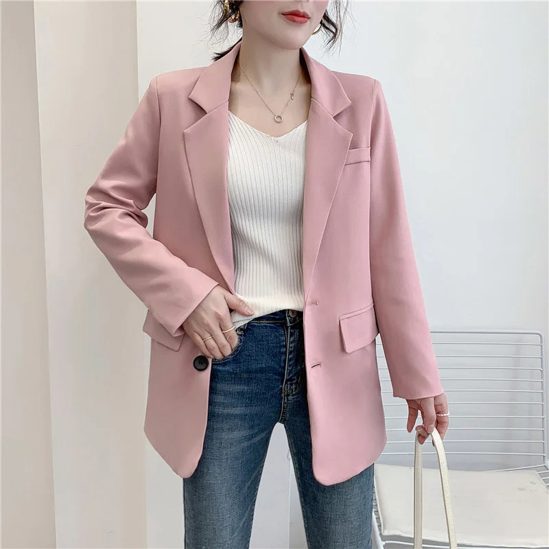 Vintara - Casual Dames Blazer Lang damespak nette kleding vrouwen chique comfortabel casual blazer set 