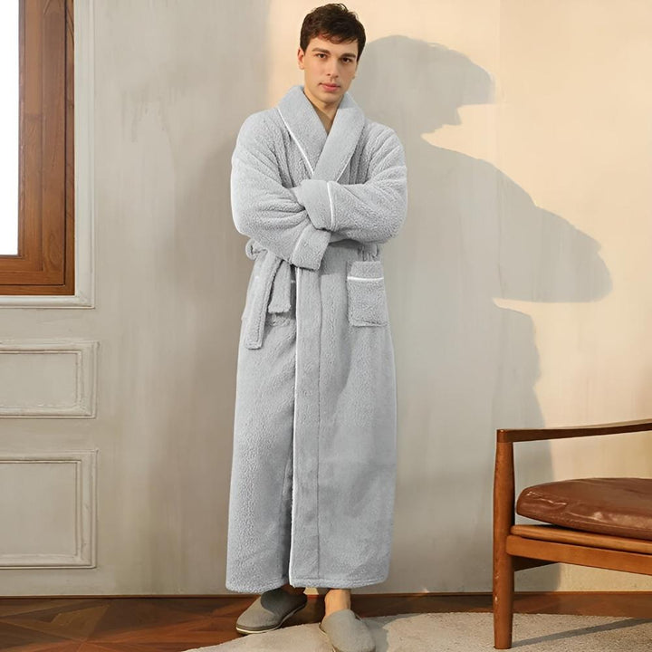 Luxe fleece badjas voor warmte en comfort