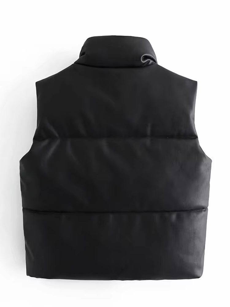 Azora - Leren Bodywarmer Voor Dames