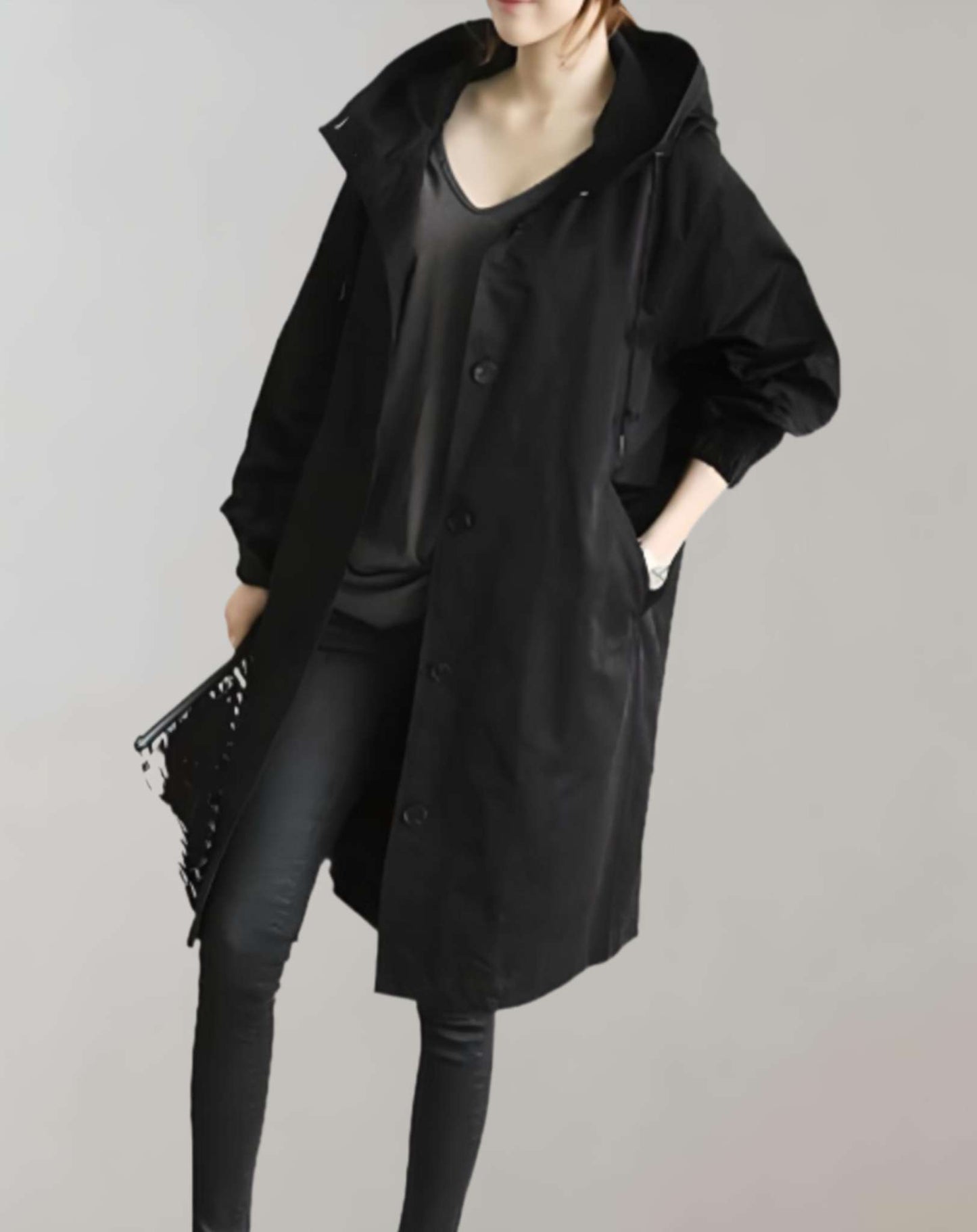 Dolce - Waterdichte & Warme Trenchcoat Met Capuchon