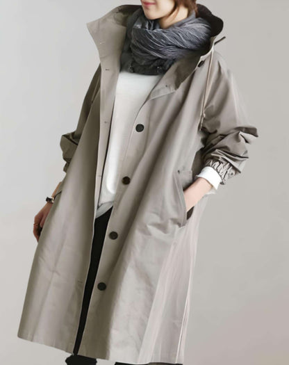 Dolce - Waterdichte & Warme Trenchcoat Met Capuchon