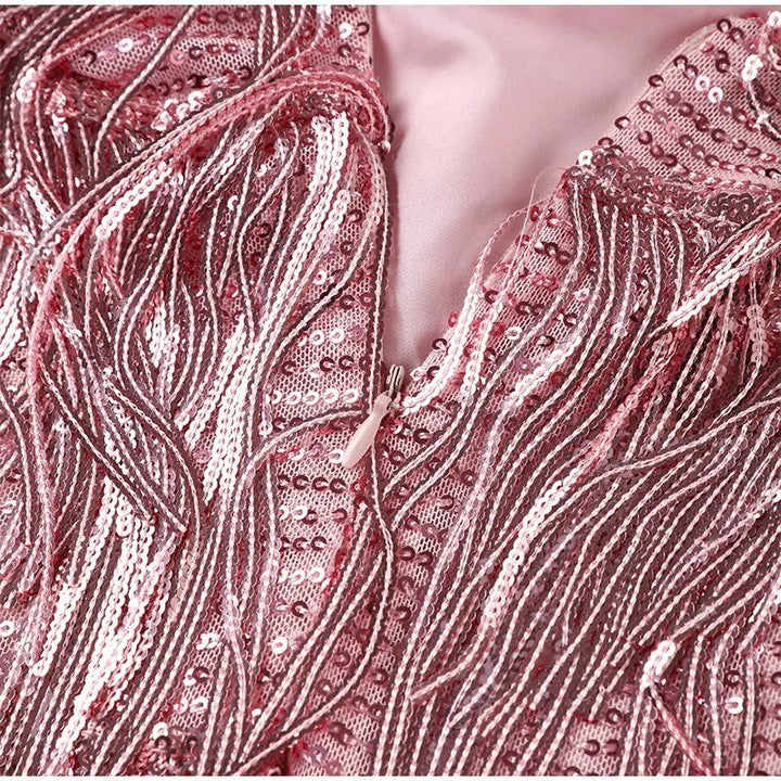 Luxe Mini Avondjurk met Pailletten