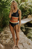 Colorblock Cut Back Bikiniset