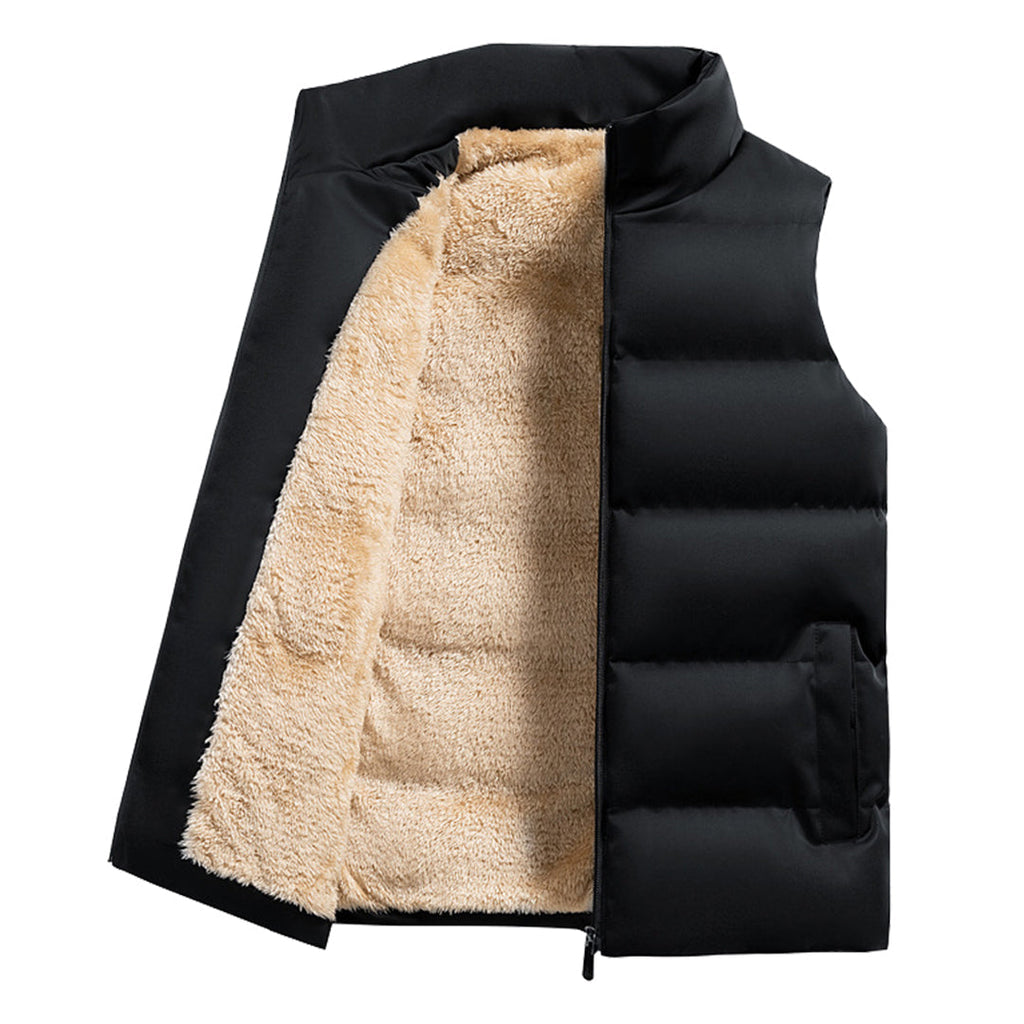 Stijlvolle Bodywarmer Met Bont Voor Heren - Philip