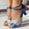 Comfortabele Latin Dansschoenen met Suède Zool