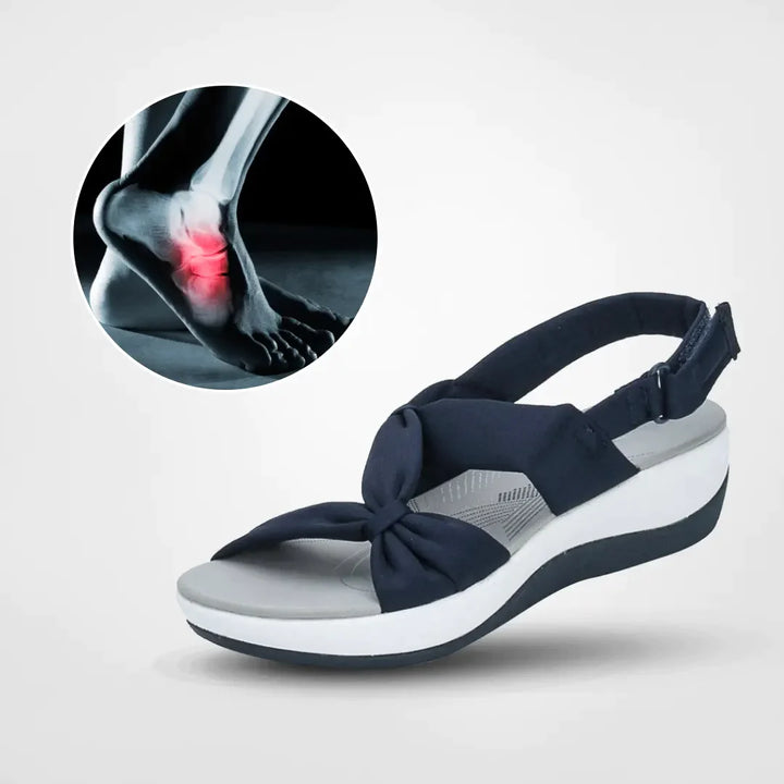 Speciaal ontworpen voor vrouwen die geen compromis willen sluiten tussen stijl en welzijn, bieden deze sandalen de perfecte ondersteuning en pasvorm.