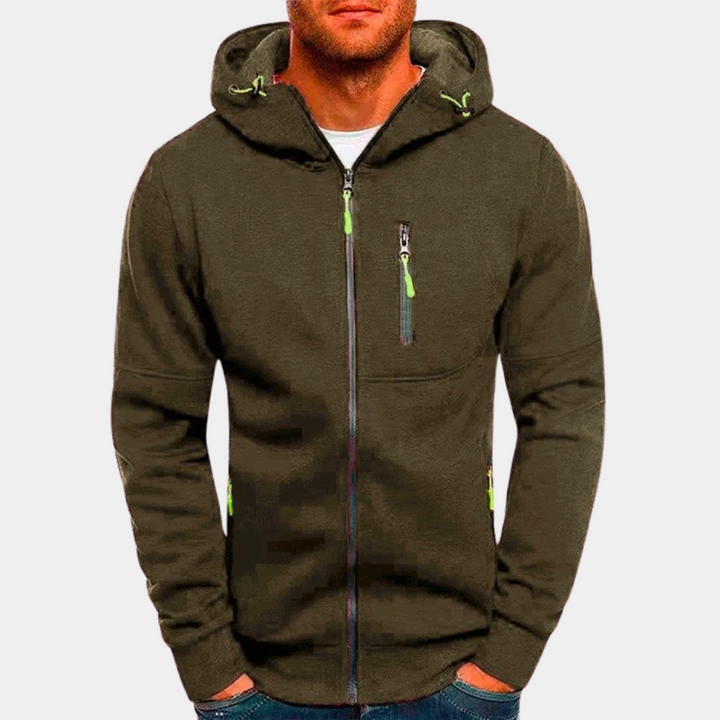 Fleece Vest Met Capuchon Voor Heren