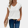 Elyra– Casual Dames Top met V-Hals