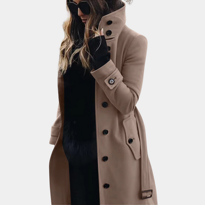 Getailleerde Trenchcoat Voor Dames