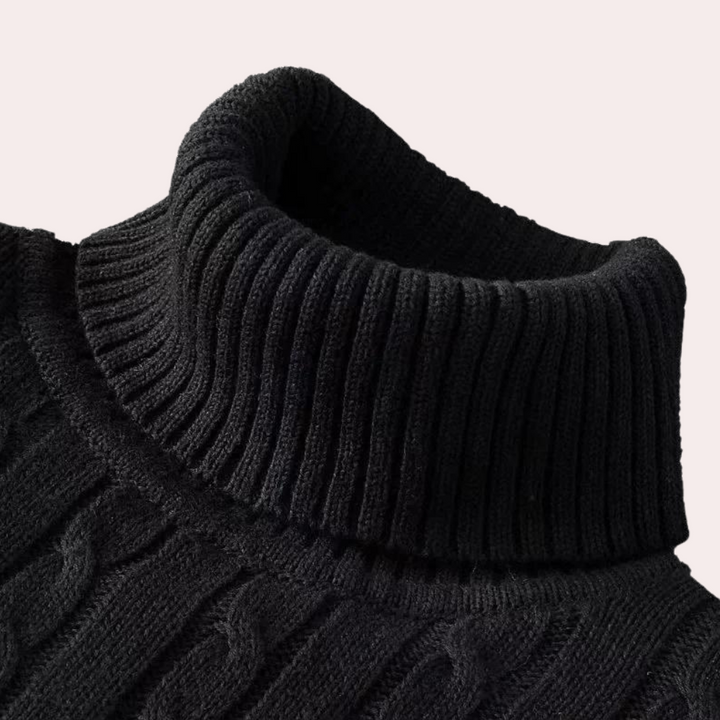 Knitted Coltrui Effen Kleuren Heren - Marvin