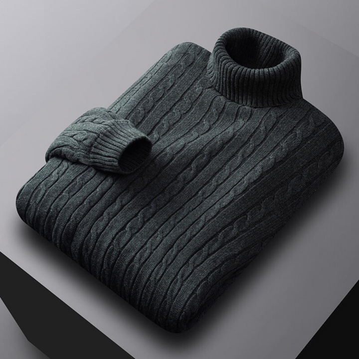 Knitted Coltrui Effen Kleuren Heren - Marvin