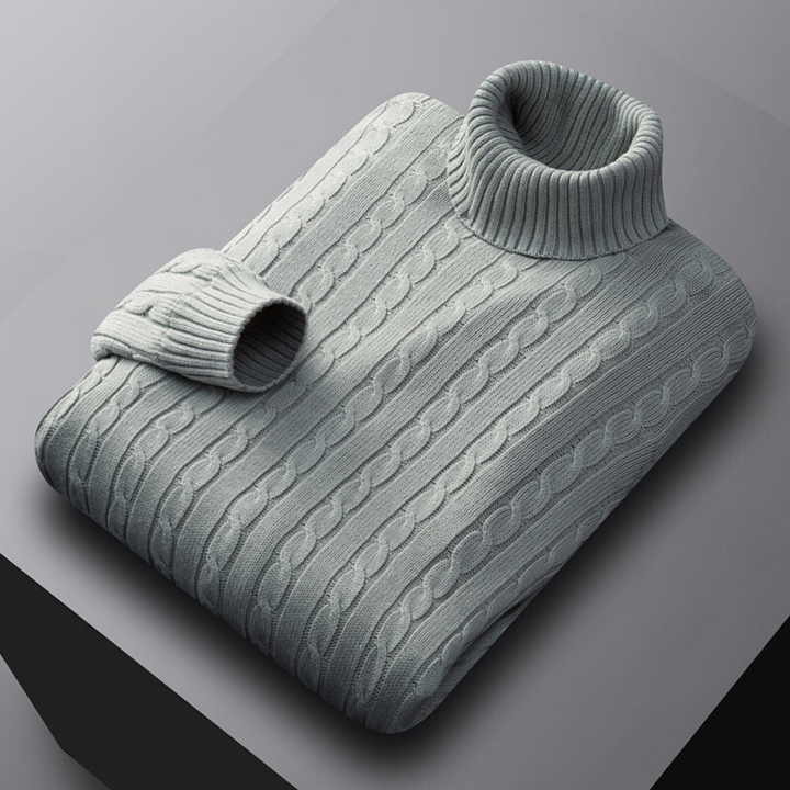 Knitted Coltrui Effen Kleuren Heren - Marvin