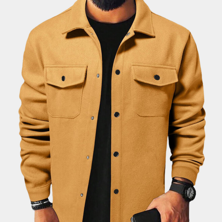 Button-down jas voor heren