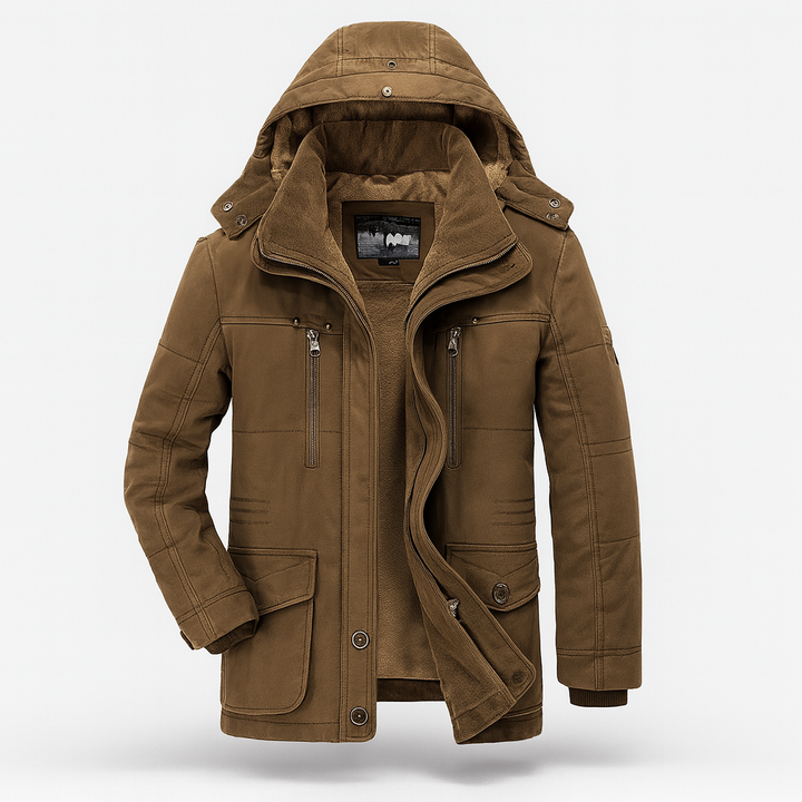 Heren winterjas voor alle weersomstandigheden, warm, waterdicht en ademend