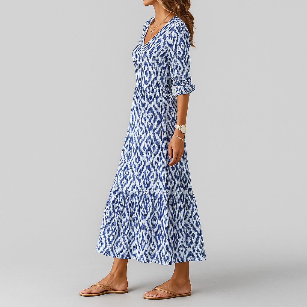 Relaxed Fit Maxi-jurk voor dames