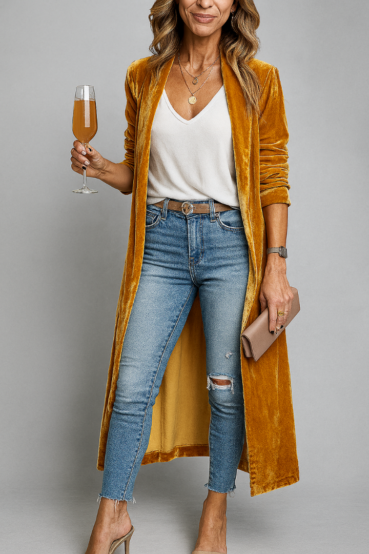 Lange Duster Cardigan voor dames