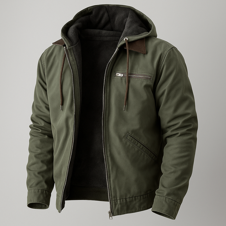 Moderne outdoorjas voor heren