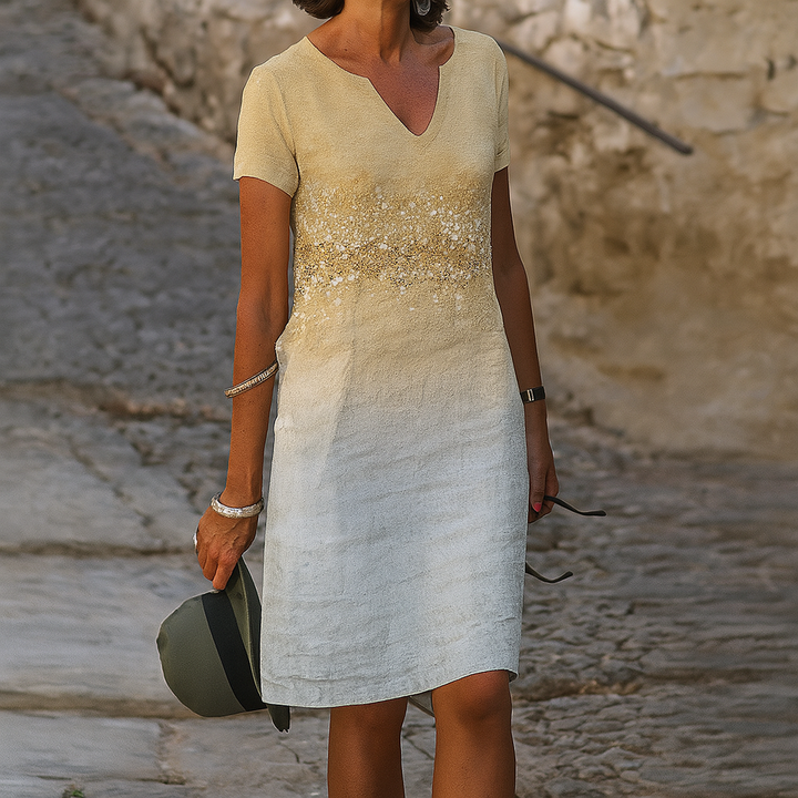 Casual V-halsjurk voor dames