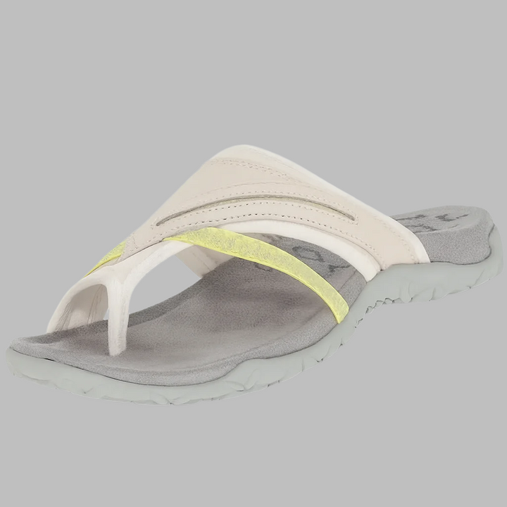 Comfortabele slippers met kruisbandjes