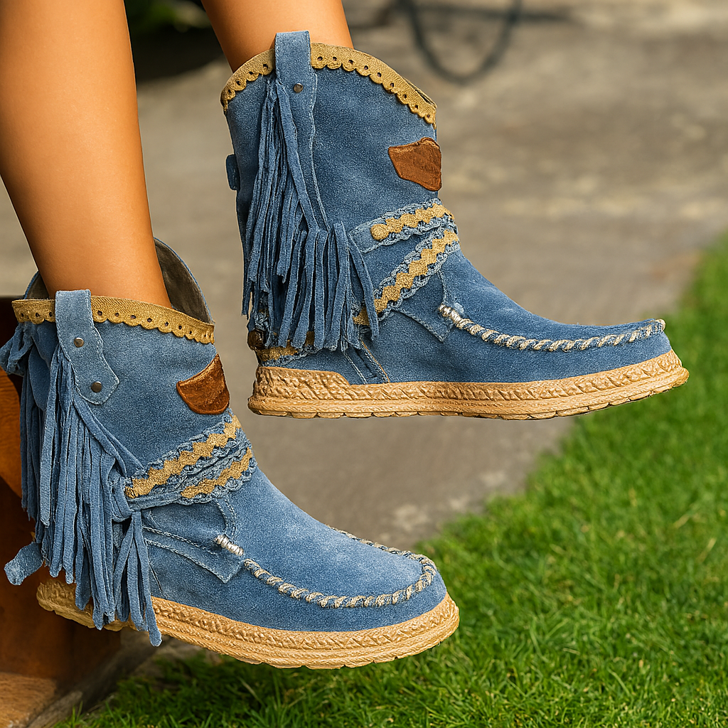 Boho Western Laarzen met Franjes