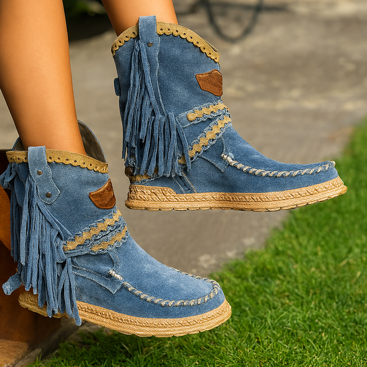 Boho Western Laarzen met Franjes